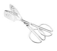 UKCOCO 2 Pezzi Pinze da Cucina in Acciaio Inossidabile Antiscivolo Presa Stabile per Buffet e Bar, per Insalate, Pane, Dessert e Pasticceria