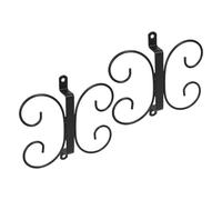 UKCOCO 2 Pezzi Portabicchieri da Vino Sospeso in Metallo Organizer Sottopensile per Calici con Supporto Robusto Porta Bicchieri da Bar e Cucina Scaffale Salvaspazio per Calici con Gambe