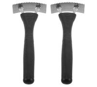 UKCOCO 2 Pezzi Raschietto per Corteccia Alberi da Frutto Malati Manico Ergonomico Leggero in Plastica e Metallo per Potatura e Riparazione Corteccia 20,5x8x3 Cm