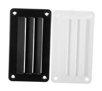 UKCOCO 2 pezzi Scarico per Camper Bocchetta Ventilazione Riutilizzabile Nero e Bianco Facile da e Installare Accessorio Robusto per Viaggiatori