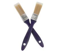 UKCOCO 2 Pezzi Spazzola Pulizia Interni Auto con Setole Morbide per Detailing Auto Strumento Ergonomico per Pulizia Uscite Aria e Interstizi Compatibile con Tutti Modelli Resistente e
