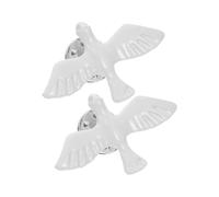 UKCOCO 2 pezzi Spilla simbolo di pace Accessorio Fede Elegante per Comunione e Battesimo Spilla Religiosa da Uomo e Donna Simbolo Sacro di affetto e Armonia