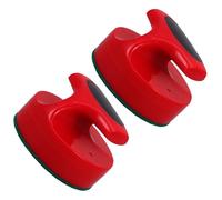 UKCOCO 2 Pezzi Spingitori Air Hockey con Fondo in Feltro Accessori Sostitutivi per Tavoli da Gioco Pagaie per Controllo Preciso del Disco e Gioco Silenzioso