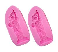 UKCOCO 2 pezzi Stampi in Silicone per Dessert DIY Forma di Dea per Gelato Lecca-lecca e Stick di Formaggio Morbidi e Resistente per Pudding Yogurt e Gelatine