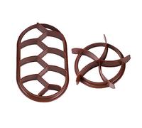 UKCOCO 2 pezzi Stampi per Pane Rotondo e in Plastica Modelli per Goffratura e Pressa per Dolci Strumenti da Forno Non Stick Facili da per Uso Casalingo e Professionale