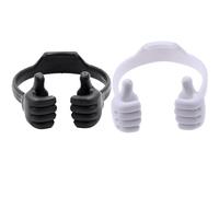 UKCOCO 2 Pezzi Supporto Cellulare Cavalletto Portatile per Telefono e Tablet Sostegno Flessibile per Scrivania Design Adorabile e Resistente per Video e Webcast