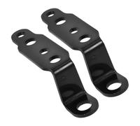 UKCOCO 2 Pezzi Supporto Specchietto Moto Nero in Alluminio Anodizzato | Specchietto Retrovisore, Uso Urbano e Fuoristrada, Antiusura, Anticorrosione, senza Foratura