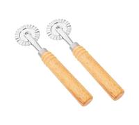UKCOCO 2 pezzi Tagliapasta Zinco per Biscotti e Pasta Utensile per Cucina per Pizza Noodles e Dolci Cutter per per Biscotti e Pizze
