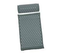 UKCOCO 2 pezzi Tappetino e Cuscino da Agopressione Pratico Pieghevole e Lavabile per Relax Cervicale e Schiena Portatile e Durevole Stimola Rilascio di Endorfine e Migliora Sonno