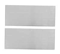 UKCOCO 2 Pezzi Targhe Adesive in Acciaio Inox Satinato Targhette Porta Ufficio Autoadesive Resistenti per Pareti Porte Hotel Scuole e Ospedali