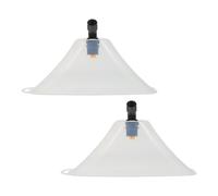 UKCOCO 2 Pezzi Ugello Nebulizzatore con Copertura Antivento per Spruzzatore | Protezione in Plastica, Distribuzione Uniforme delle Gocce, Precisa, per Giardino e Fattoria
