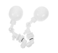 UKCOCO 2 Pezzi Valvola Galleggiante in Plastica con Connessione Rapida Kit per Controllo Automatico Acqua Compatibile con Serbatoi e Distributori Gestione Intelligente e Installazione