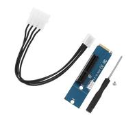 UKCOCO 2 Pz Carta Montante Accessorio Informatico Chiave m per Adattatore Pcie M. Convertitore da 2 a Pci-e Parte Informatica Scheda Adattatore Ssd Moltiplicatore Addominali Computer M2