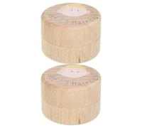 UKCOCO 2 scatole in legno per i primi capelli, organizer per ricordi di | Contenitore ricordo del primo taglio di capelli, per conservare le prime ciocche di capelli del bambino, il cordone