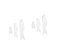 UKCOCO 2 Set Koinobori Giapponesi Vuoti Per Decorazione Da Te Per Attività Creative Per Facile Da Appendere 3 Pezzi*2