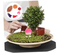 UKCOCO 2 Set mobili in cesto in miniatura kit casa delle bambole verdure simulate adornare cestino portafrutta mini cesto di frutta cesto di frutta per bambole resina