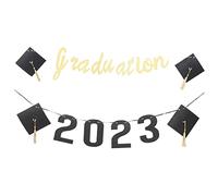 UKCOCO 2 Set Striscione Laurea Decorazioni Festive per Feste Laurea Facile da Installare Atmosfera Alta e Decorazioni Pratiche per Celebrare