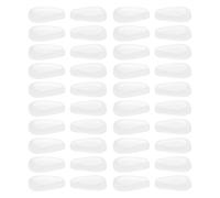 UKCOCO 20 Paia Naselli in Silicone per Occhiali Cuscinetto D'aria Antiscivolo, Morbidi e Resistenti al Sudore, Supporto Comodo per Uso Prolungato, Kit di Ricambio per Occhiali da Vista
