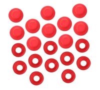 UKCOCO 20 Pezzi del della protezione del cappuccio in silicone guarnizione a tenuta stagna Capo in silicone Gel silice rosso