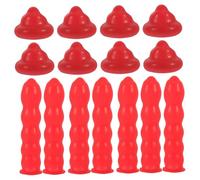 UKCOCO 20 pezzi Tappi in Lattice per Tubo Sigillante Tappi Salva Mastice per Sigillare e Proteggere Ugelli Copertura Anti-perdita per Calafataggio Facili da Installare e Riutilizzabili