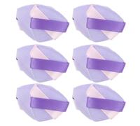 UKCOCO 20pezzi Piumini Triangolari per Cipria in Polvere Libera Applicatori per Fondotinta Spugne per Trucco per Fissare i Dettagli Cosmetici su Viso Occhi e Corpo