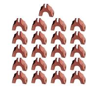 UKCOCO 21 Pezzi Ponti in Legno per Guzheng Accessori Sostitutivi Professionali Supporti Resistenti e Stabili per Parti Strumento Musicale Compatibili e Antiscivolo