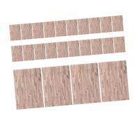 UKCOCO 24 Autoadesivi in Legno Naturale Decalcomanie Miniature Resistenti Sbiadimento per Decorazione Interni Realistica