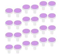 UKCOCO 24 Pezzi di Cuscinetti per Tagliaunghie Elettrici per Neonati, Cuscinetti di Ricambio per Lime per Unghie, Testine per Levigare Le Unghie per Bambini Piccoli, Viola, Adatti 12 Mesi