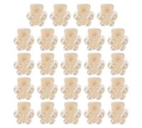 UKCOCO 24 pezzi Mini Mollette per Capelli con Perle e Design Fiore Farfalla Girasole Clip Artiglio Piccole per Ragazze e Donne Accessori Eleganti e Colorati per Acconciature Quotidiane