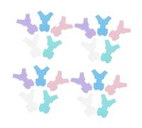 UKCOCO 25 pezzi Pennelli per Extension Ciglia in Plastica Spazzole Lash Perm per Sollevamento e Pulizia Strumenti Professionali per di e Quotidiano