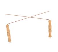 UKCOCO 2pezzi Bacchette da Rabdomante Rame con Manico Kit di Strumenti per Rabdomanzia Ai Fantasmi e Rilevamento e Oro