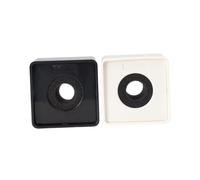 UKCOCO 2pezzi Borsa Per Microfono Abs Logo Custodia Protettiva Per Microfono Da Intervista Supporto Per Per Reporter Quadrato