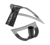 UKCOCO 2pezzi Cava in Acciaio Inox Attrezzo da Esterno per Diserbo Preparazione Terra e Bonifica Design Leggero per Piccoli Spazi Verdi e Grandi Campi Agricoli