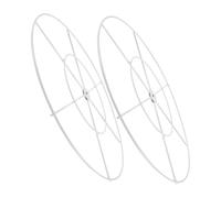 UKCOCO 2pezzi Cerchi Fiori in Metallo per Decorazione del Soffitto Ruota per Feste Ed Atmosfera per Allestimenti Nuziali e Banchetti