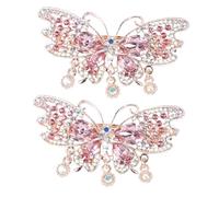 UKCOCO 2pezzi Complementi Per Capelli Donna Forma Di Coda Di Cavallo Forcine Per Capelli Fermagli Automatici Accessori Per Eleganti Moda Per Feste e Usi Quotidiani