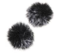 UKCOCO 2pezzi Copertura Antivento per Microfono in Peluche Protezione per Microfono da Vento e Sputi Adatto per Registrazione e Palco