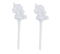 UKCOCO 2pezzi Dispositivo Irrigazione Automatico Forma Unicorno Strumento per Annaffiare i per Patio e Leggero e Portatile Facile da Usare