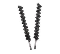 UKCOCO 2pezzi Forcinper Capelli in Metallo Strass e Cristalli Rosa Fermagli Decorativi Scintillanti Neri Accessori Per Capelli Da Sposa Per Donne