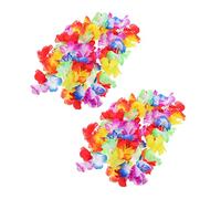 UKCOCO 2pezzi Ghirlande Hawaiane Colorate Decorazioni Per Feste Tema Luau Di Bandiere Metri Accessori Per Eventi e Foto Atmosfera Festiva Unica e Creativa