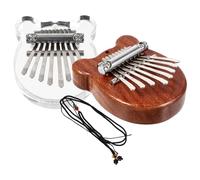 UKCOCO 2pezzi Mini Kalimba Thumb Piano in Strumento Musicale per Principianti Kalimba Decorativa Buon Suono Etereo Adatto per Imparare la Musica e Giocattolo per Ragazza