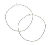 UKCOCO 2pezzi Orologio Da Taschino Catena Decorativa in Stile Retrò Catena Per Gilet Porta Orologi Accessori Per Abbigliamento Formale e Informale