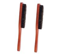 UKCOCO 2pezzi Spazzola per Capelli Setole Morbide Pettini in Legno per Capelli da Donna Piccola Spazzola per Setole Naturali per Uso Domestico e Viaggi
