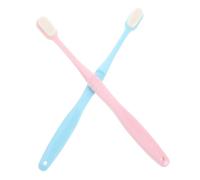 UKCOCO 2Pezzi Spazzolino Denti per Adulti con Setole Ultra Sottili Profonda Gengive e Denti Sensibili