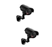UKCOCO 2pezzi Telecamera Simulata Simulazione Per Led Lampeggiante Facile Installare Fittizia Cctv Per e