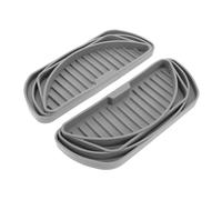 UKCOCO 2pezzi Vassoio Antigoccia Per Frigorifero Silicone Trappola Per Gocce Per Distributore e Ghiaccio Design Antiscivolo Flessibile e Resistente Per Cucina