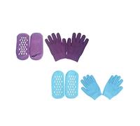 UKCOCO 2sets Guanti e Calzini Idratanti Per Terapia in Gel Morbido Per Mani e Piedi Secchi Di Cure Spa