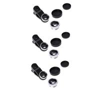 UKCOCO 3 Pezzi 3 1 Capture 3-in-1 Lenti Wide Macro Fisheye Per 6s/6 More Clip-on Phone Camera Lens