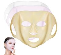 UKCOCO 3 Pezzi Coprimaschera Viso in Silicone Riutilizzabile, Delicato | Comfortevole, Previene L'evaporazione Dell'essenza, per Uso Quotidiano