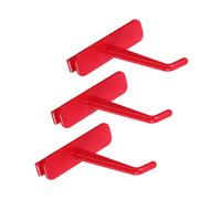 UKCOCO 3 Pezzi Ganci Appenditutto da Parete per Garage Organizer Porta Attrezzi Plastica Resistente per Spray Spazzole e Utensili Montaggio Facile per Uso e Officina