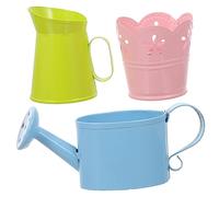 UKCOCO 3 pezzi in Mini per Piante Decorazioni Resistente e Pratico Organizzatore per Piante per Fioriere e Soprammobili Colori Variabili Colore Casuale Colore Casuale